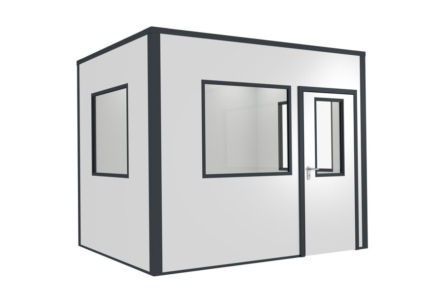 Modulraum/Hallenbüro/Meisterbüro 2431 | © Jansen Systembau