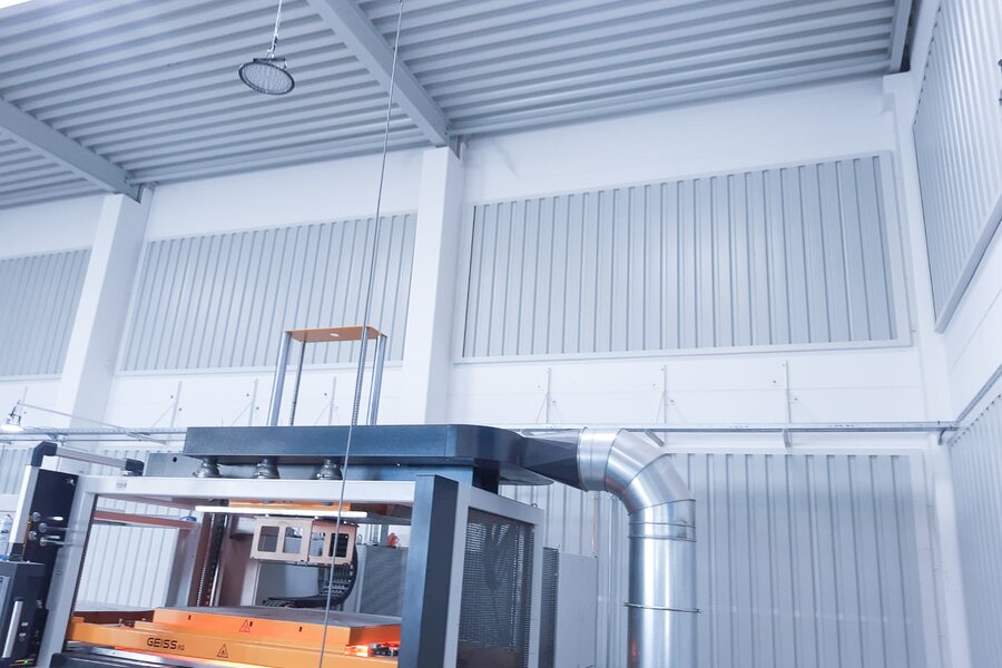 industrielle Schallabsorber | © Jansen Systembau