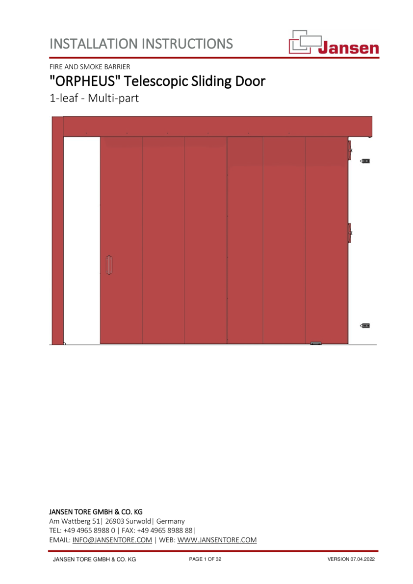 Einbau- und Montageanleitung - Teleskopschiebetor ORPHEUS 1-flg_EN 2021-01-21.pdf