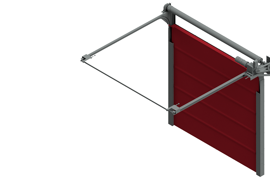 Polycarbonat Sektionaltor